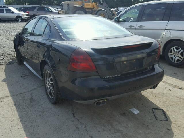 2G2WR524941112193 - 2004 PONTIAC GRAND PRIX BLACK photo 3