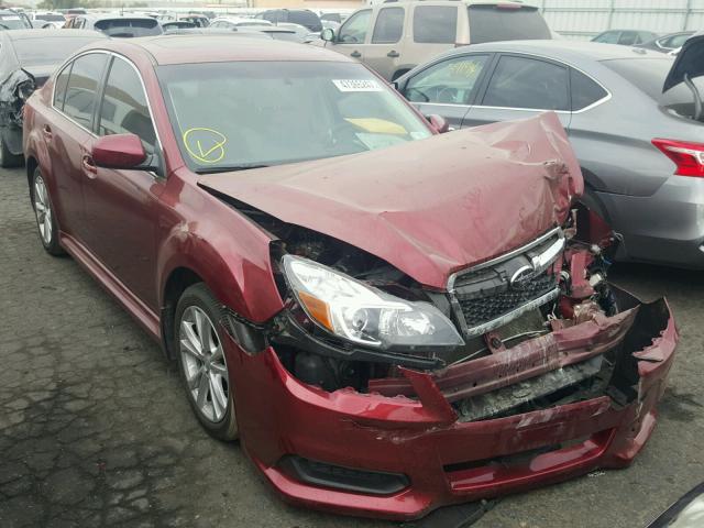 4S3BMBG61D3014710 - 2013 SUBARU LEGACY 2.5 RED photo 1