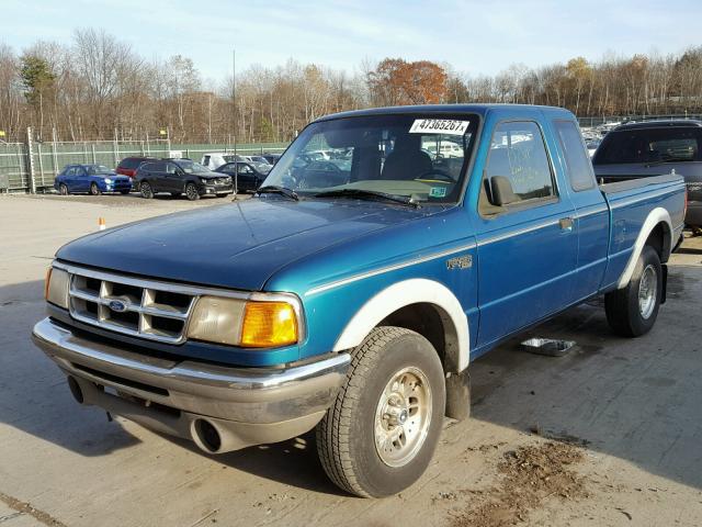 1FTCR15U2RTA49152 - 1994 FORD RANGER SUP GREEN photo 2