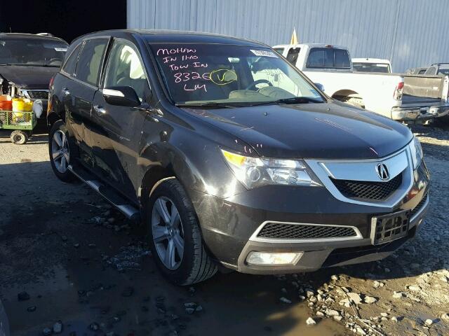 2HNYD2H64BH503471 - 2011 ACURA MDX TECHNO BLACK photo 1