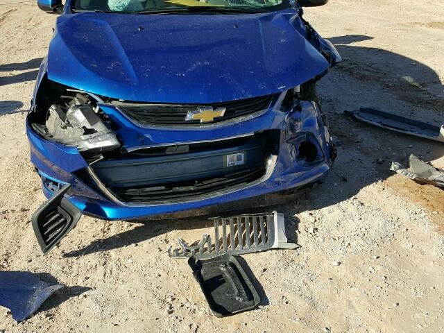 1G1JB5SH4H4102218 - 2017 CHEVROLET SONIC LS BLUE photo 9