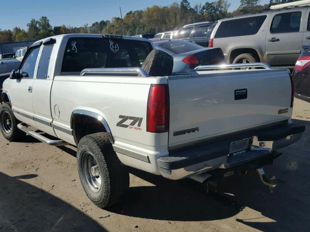 2GTEK19R1W1523869 - 1998 GMC SIERRA K15 WHITE photo 3