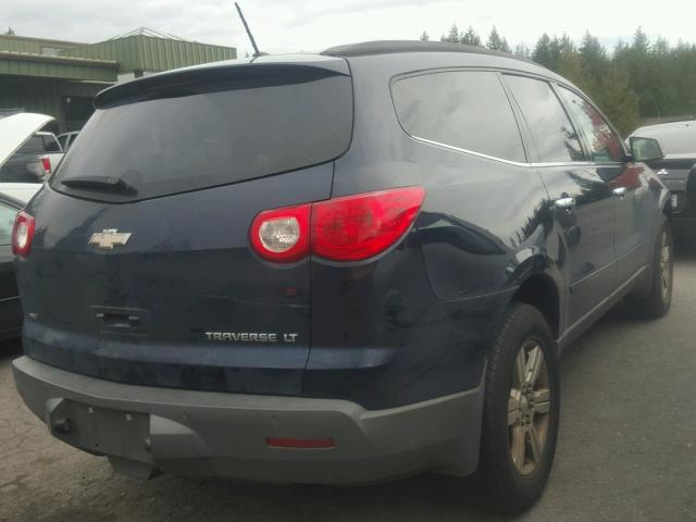 1GNLVGED7AS149652 - 2010 CHEVROLET TRAVERSE L BLUE photo 4