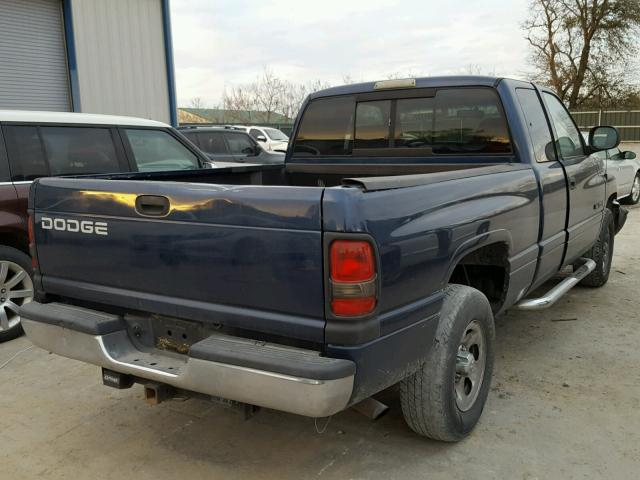 3B7HC12Y71G171408 - 2001 DODGE RAM 1500 BLUE photo 4