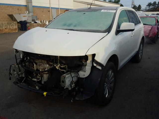 2FMDK49C69BA56936 - 2009 FORD EDGE LIMIT WHITE photo 2