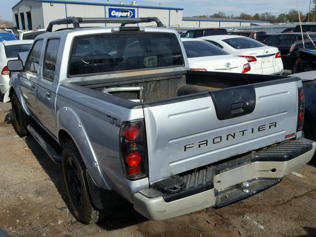 1N6MD27T21C356352 - 2001 NISSAN FRONTIER C SILVER photo 3