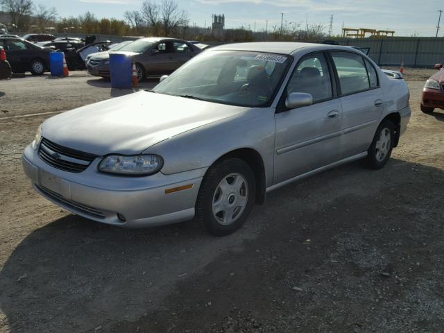 1G1NE52J416269510 - 2001 CHEVROLET MALIBU LS ვერცხლისფერი ფოტო 2