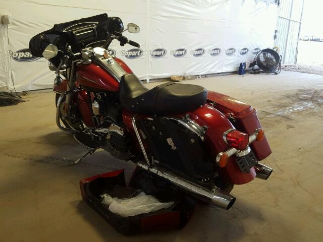 1HD1FBM13CB654516 - 2012 HARLEY-DAVIDSON FLHR ROAD BURGUNDY photo 3