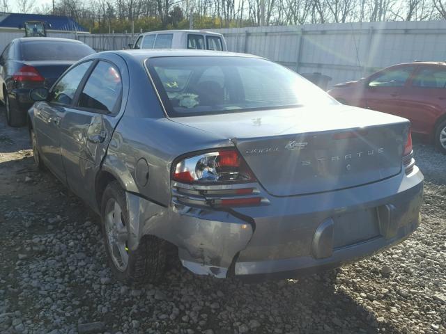 1B3EL46XX6N139462 - 2006 DODGE STRATUS SX SILVER photo 3