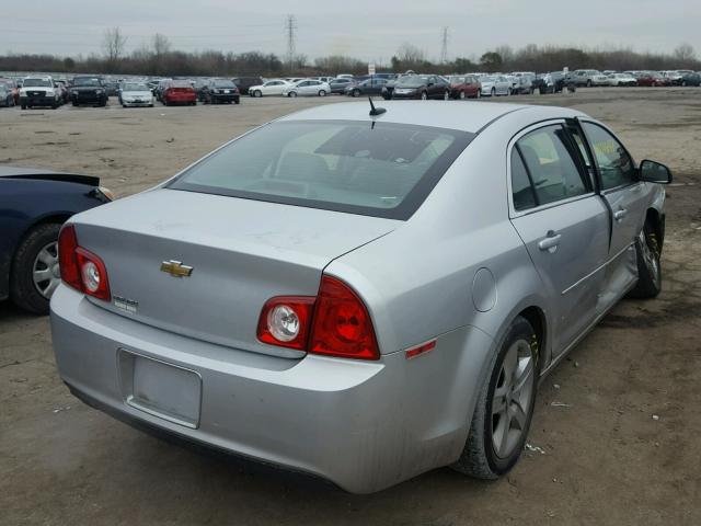 1G1ZB5EB1AF214110 - 2010 CHEVROLET MALIBU LS GRAY photo 4