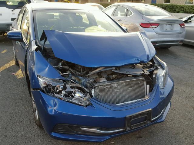 2HGFB2F53FH513896 - 2015 HONDA CIVIC LX BLUE photo 9