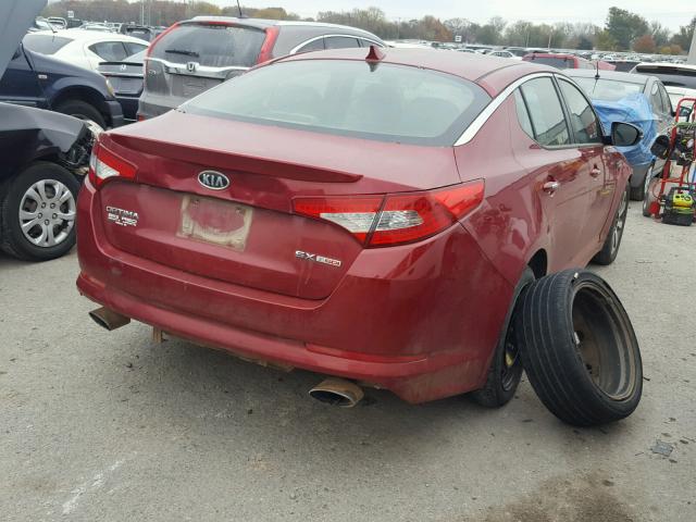 5XXGR4A66CG084276 - 2012 KIA OPTIMA SX RED photo 4