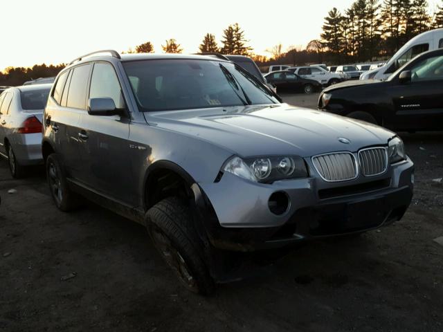 WBXPC93448WJ19786 - 2008 BMW X3 3.0SI GRAY photo 1