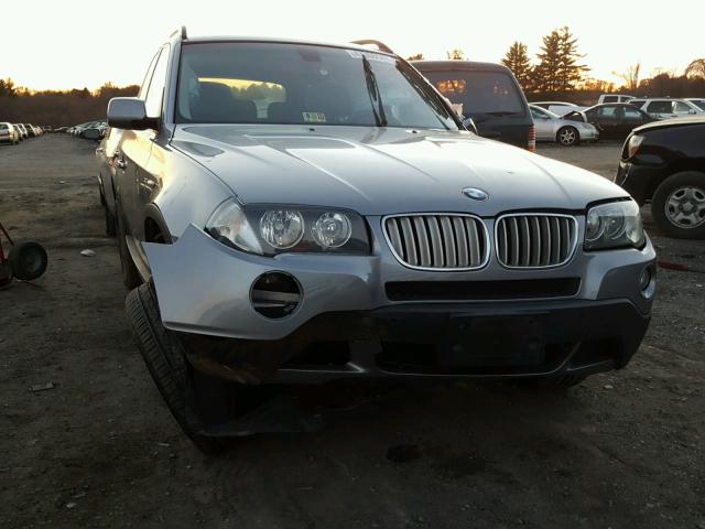 WBXPC93448WJ19786 - 2008 BMW X3 3.0SI GRAY photo 9