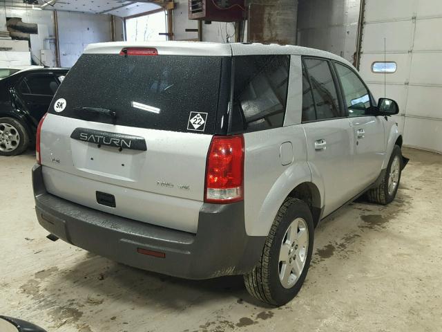 5GZCZ63474S835848 - 2004 SATURN VUE SILVER photo 4