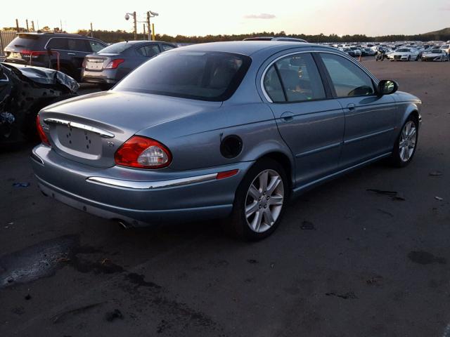 SAJEA51C43WD49645 - 2003 JAGUAR X-TYPE 3.0 BLUE photo 4