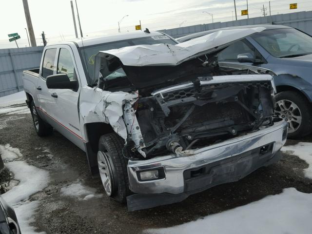 3GCUKREC5EG169839 - 2014 CHEVROLET SILVERADO WHITE photo 1