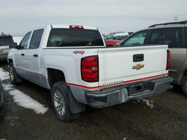 3GCUKREC5EG169839 - 2014 CHEVROLET SILVERADO WHITE photo 3