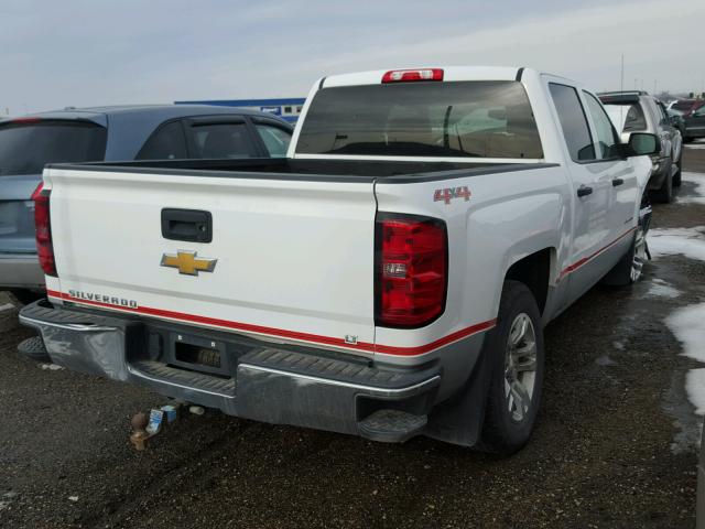 3GCUKREC5EG169839 - 2014 CHEVROLET SILVERADO WHITE photo 4