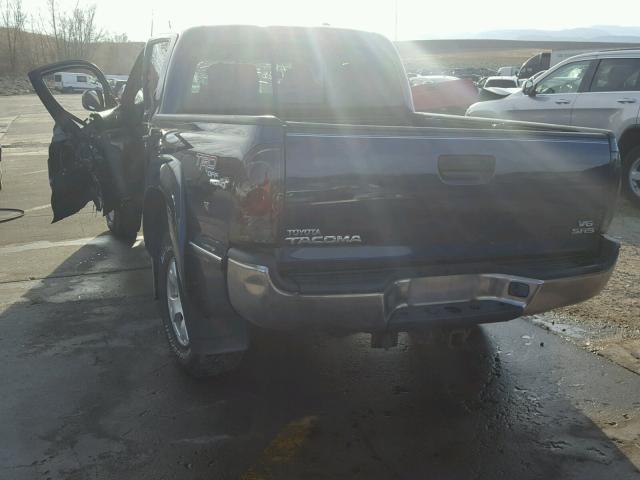 5TELU42N25Z056210 - 2005 TOYOTA TACOMA DOU BLUE photo 3