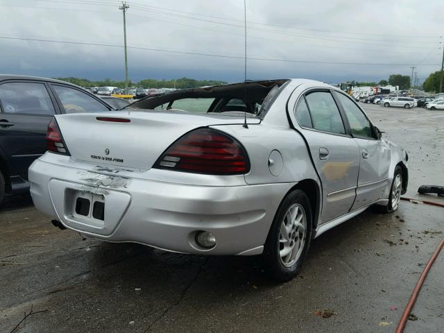 1G2NF52E73M524242 - 2003 PONTIAC GRAND AM S SILVER photo 4