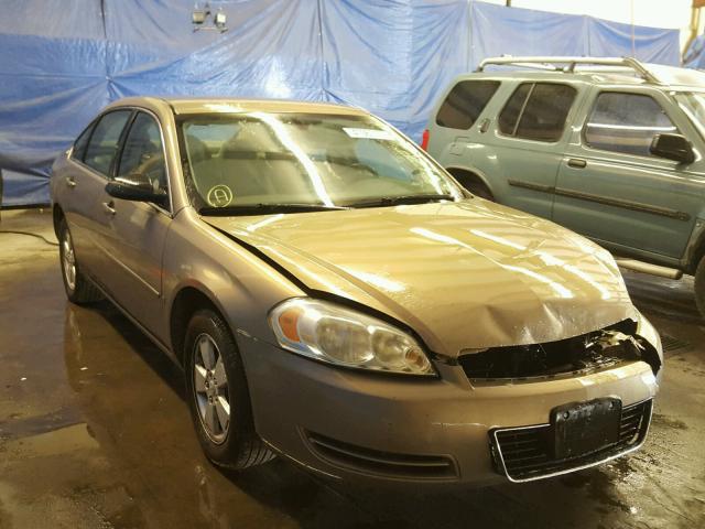 2G1WT58K269146766 - 2006 CHEVROLET IMPALA LT TAN photo 1