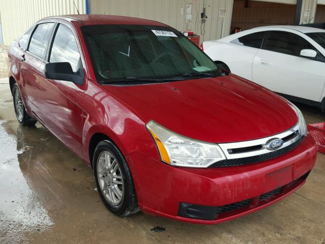 1FAHP35N49W150939 - 2009 FORD FOCUS SE RED photo 1