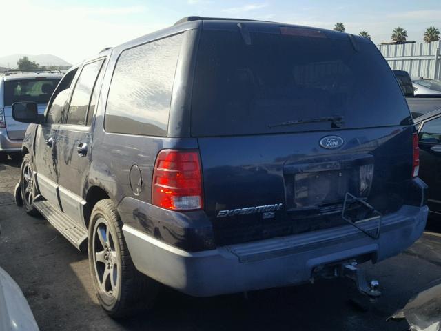 1FMRU15W13LB82210 - 2003 FORD EXPEDITION BLUE photo 3