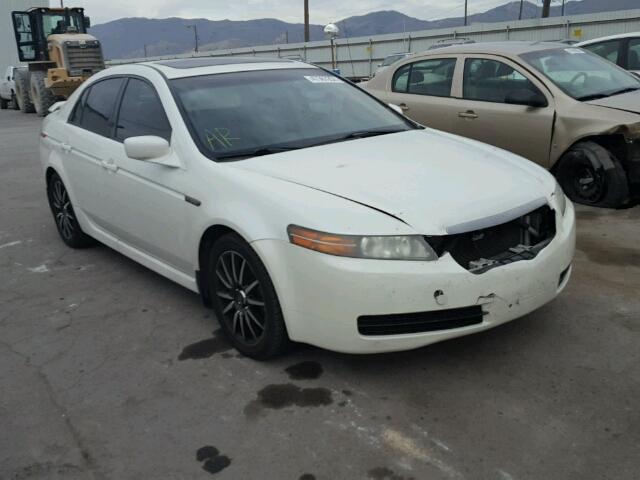 19UUA66235A042854 - 2005 ACURA TL WHITE photo 1