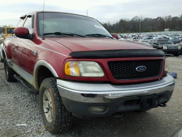 1FTRX08L42KA47086 - 2002 FORD F150 MAROON photo 1