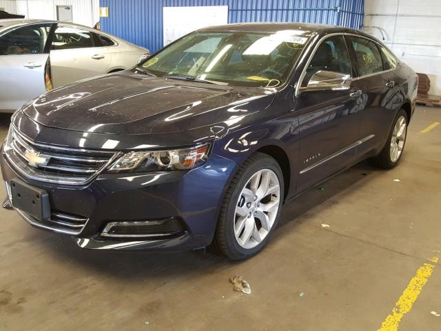 2G1125S37J9173646 - 2018 CHEVROLET IMPALA PRE BLUE photo 2