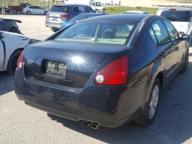 1N4BA41E96C802745 - 2006 NISSAN MAXIMA SE BLACK photo 4