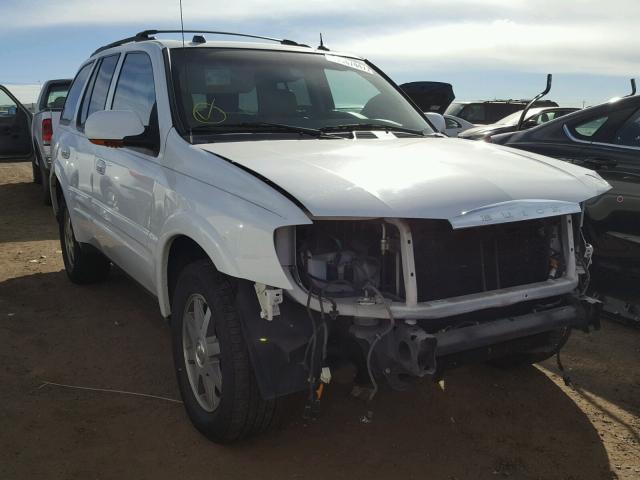 5GADT13SX42423031 - 2004 BUICK RAINIER CX WHITE photo 1