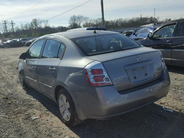 3N1AB61E28L747161 - 2008 NISSAN SENTRA 2.0 GRAY photo 3