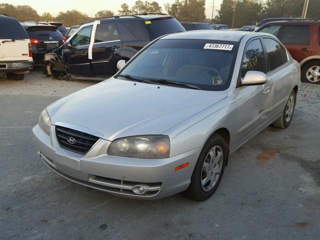 KMHDN46D25U988818 - 2005 HYUNDAI ELANTRA GL SILVER photo 2