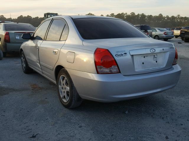 KMHDN46D25U988818 - 2005 HYUNDAI ELANTRA GL SILVER photo 3