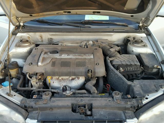 KMHDN46D25U988818 - 2005 HYUNDAI ELANTRA GL SILVER photo 7