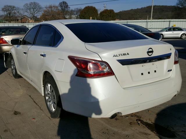 1N4AL3AP3DC283710 - 2013 NISSAN ALTIMA 2.5 WHITE photo 3