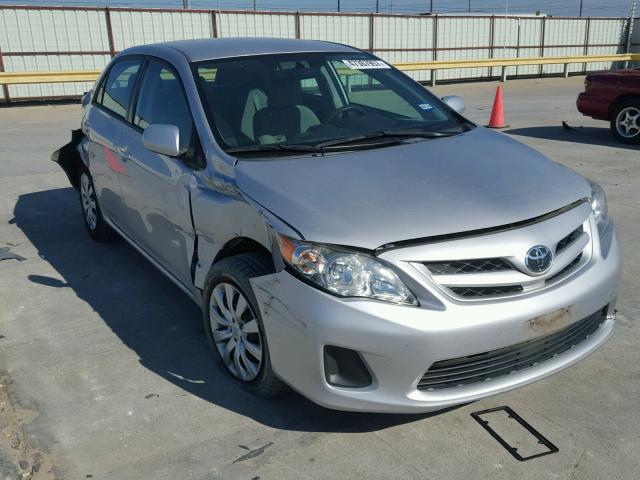 2T1BU4EEXCC805748 - 2012 TOYOTA COROLLA BA SILVER photo 1