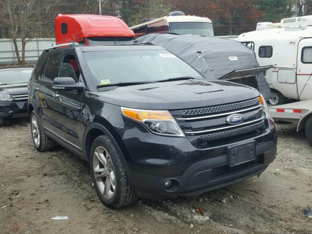 1FM5K8F82EGC49292 - 2014 FORD EXPLORER L BLACK photo 1