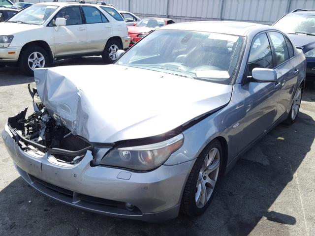 WBANB33594B113736 - 2004 BMW 545 I SILVER photo 2