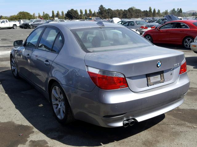 WBANB33594B113736 - 2004 BMW 545 I SILVER photo 3