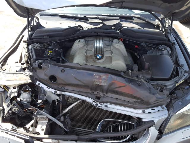 WBANB33594B113736 - 2004 BMW 545 I SILVER photo 7