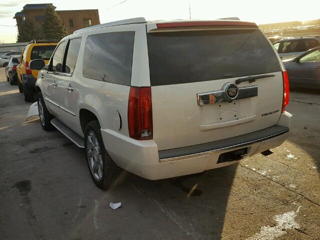 1GYFK66828R106648 - 2008 CADILLAC ESCALADE E WHITE photo 3