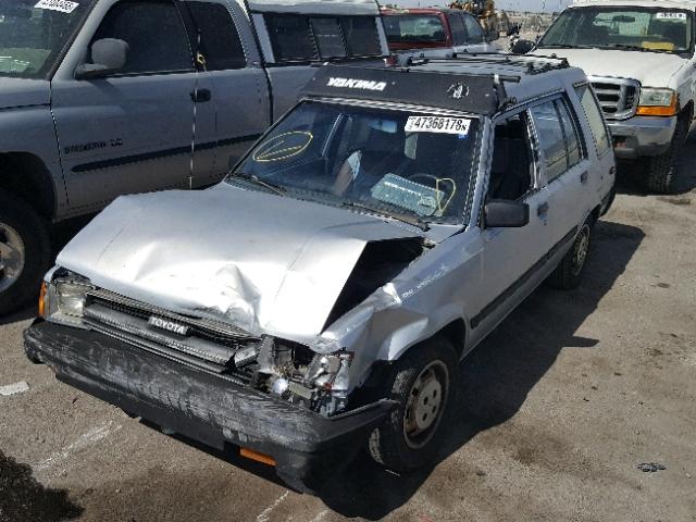 JT2AL32V4G3664986 - 1986 TOYOTA TERCEL DEL BLUE photo 2