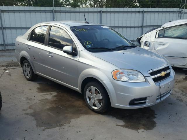 KL1TD5DE0BB190160 - 2011 CHEVROLET AVEO LS SILVER photo 1