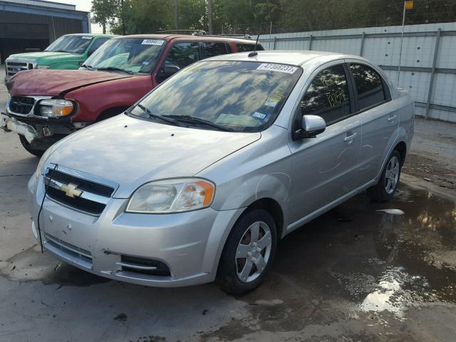 KL1TD5DE0BB190160 - 2011 CHEVROLET AVEO LS SILVER photo 2