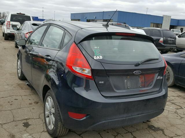 3FADP4EJXBM108766 - 2011 FORD FIESTA SE BLACK photo 3