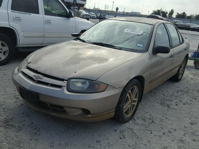 1G1JC52FX47142565 - 2004 CHEVROLET CAVALIER TAN photo 2