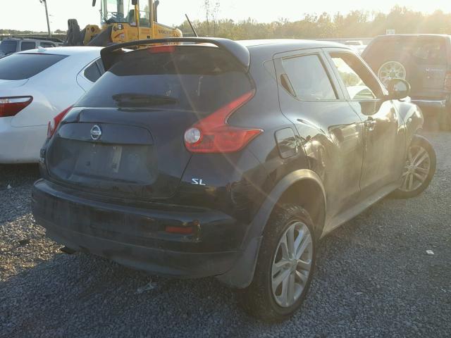 JN8AF5MR4BT015549 - 2011 NISSAN JUKE S BLACK photo 4